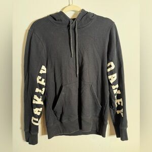 Oakley Custom Fit Hoodie Graphic Sleeve Logo Streetwear Athleisure Pullover M